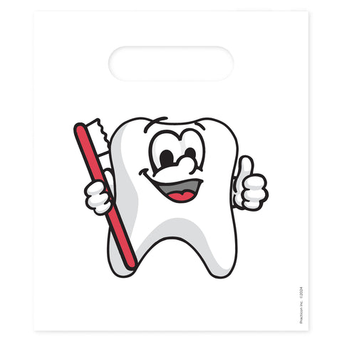7.75 x 9 Tootie Tooth Bags 100 pcs