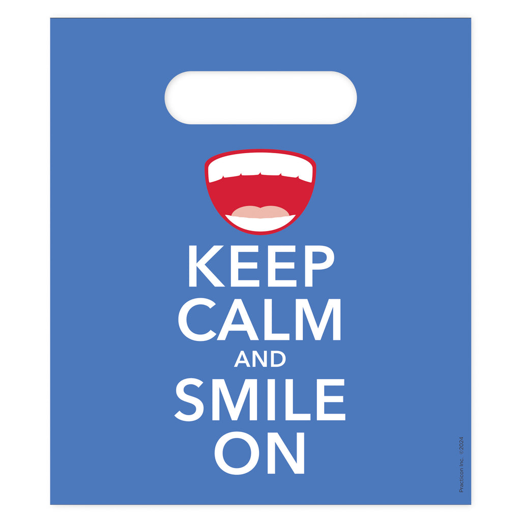 7.75 x 9 Keep Calm Bags 100 pcs