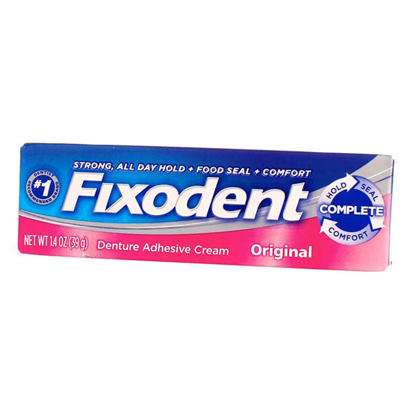 Fixodent Denture Adhesive Cream Original 1.4 Oz (40g)