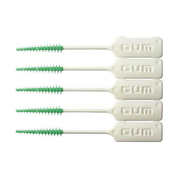 Sunstar GUM Soft-Picks Green, 72 packs/box 5 picks/pack