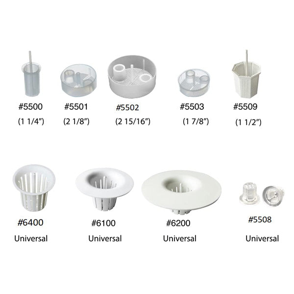 Disposable Evacuation Traps 5500 (1 1/4")fits Adec Cascade and Perfor