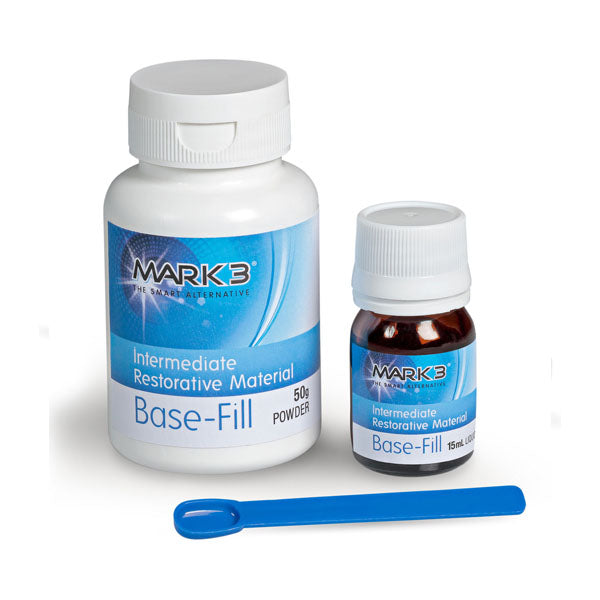 Mark3 Base-Fill Reinforced Z.O.E. Intermediate Restorative Material (IRM) 38g Powder 14ml Liquid