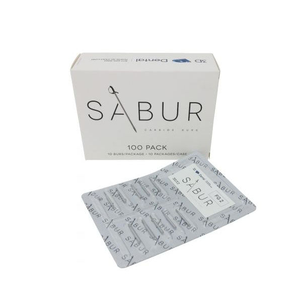 Sabur Carbide Burs Value Pack FG 100 pcs