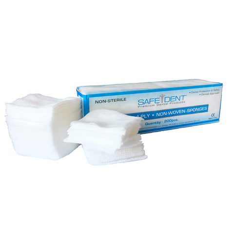 2" x 2" Gauze Non-Woven, 4ply  5000 pcs /box