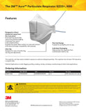 1 Day Handling 3M™ Aura™ Disposable Respirator 9205+ 5 pcs (Date: 2025-11)