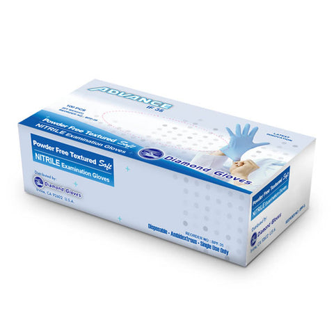 100 pcs/Box Powder Free Nitrile Gloves from Diamond Gloves