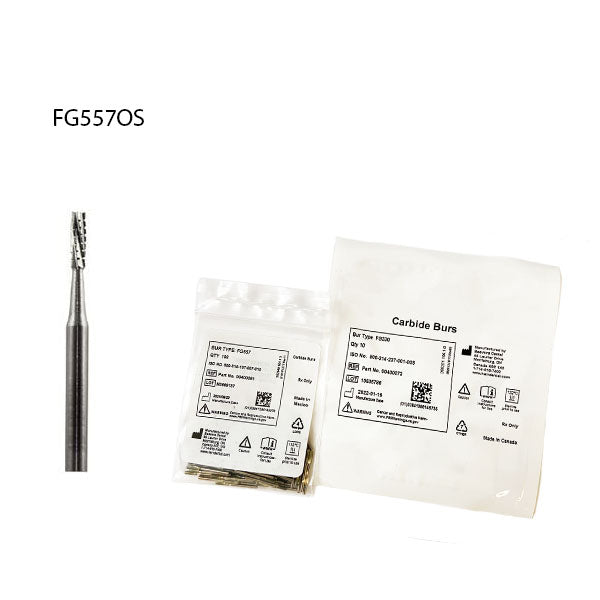 Carbide Burs FG557OS Surgical Made by Beavers Midwest Type