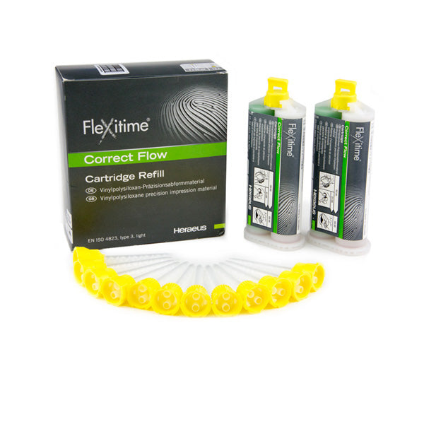 Flexitime Correct Flow 2 Cartridges 50ml Refill Impression Material