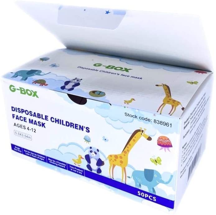 Disposable G-Box Premium Children 3-Ply Ear-Loop Face Masks