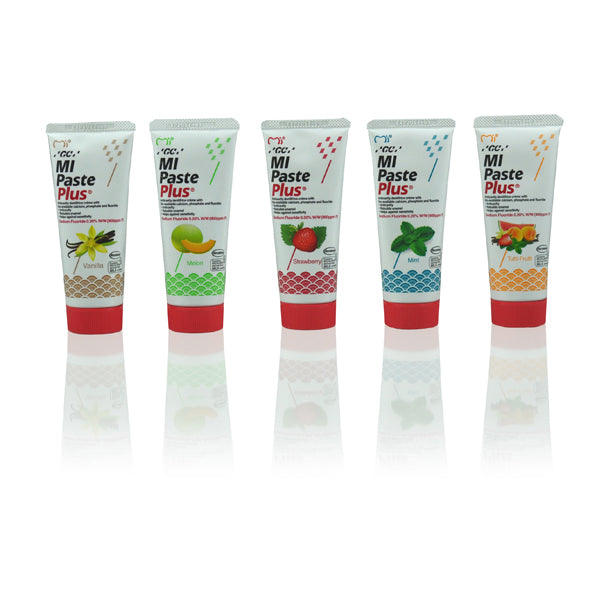 GC MI Paste Plus Pack 10/Pk Topical Tooth Cream with Calcium