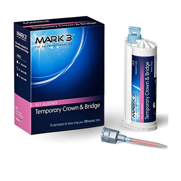 Mark3 Crown & Bridge Temporary Material 50ml Cartridge Made in USA