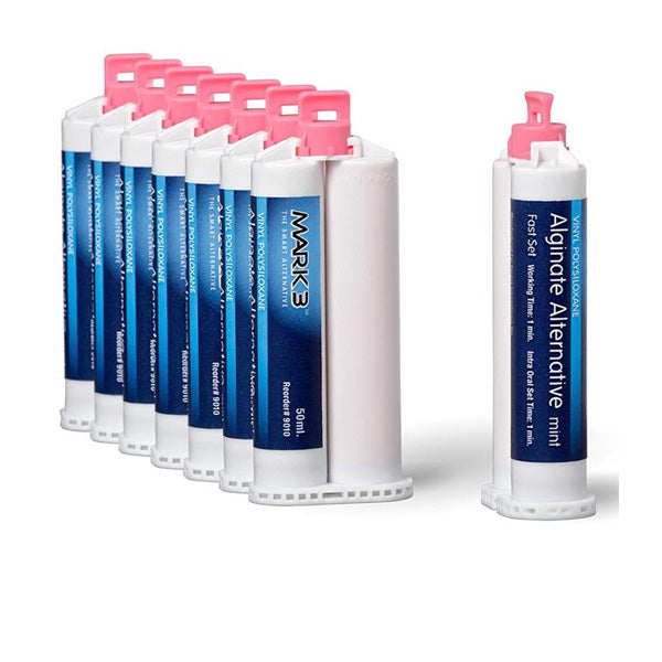 Mark3 Alginate Alternative Fast Set Mint Flavor 4 x 50 ml Cartridges