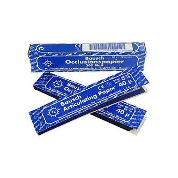 Bausch Arti-Check Micro-Thin .0016" (40 microns) Blue Articulating Paper BK09