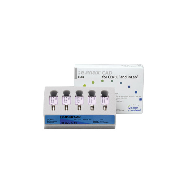Ivoclar IPS e.max CAD CEREC inLab LT C14 5/pk