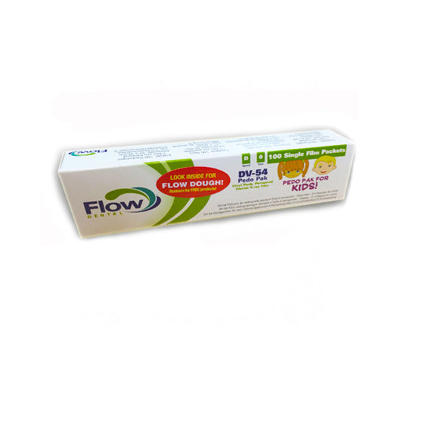 Flow Dental X-Ray DV-54 periapical Speed D Size 0 Single Film Packets 100 pcs (Date:2025-07)