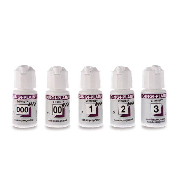 Gingi-Pak Max Z-Twist Gingi-Plain Knitted Retraction cord