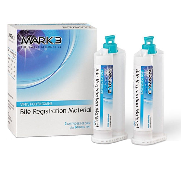 Mark3 Bite Registration Impression Material 2 Cartridges