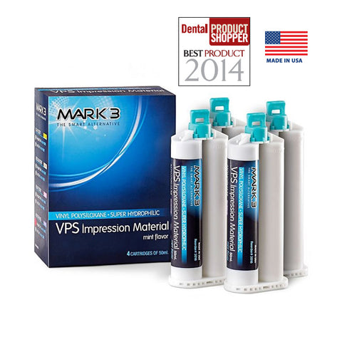 Mark3 VPS Impression Material 4 x 50ml Cartridges