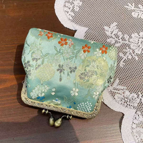 Free Silk Floral Coin Purse with Order over $500