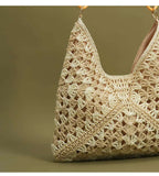 Free Straw brown tote bag with Order over $400