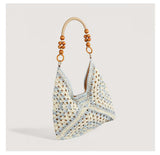 Free Straw blue tote bag with Order over $400