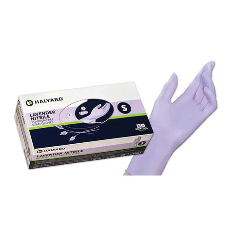 Halyard Lavender Nitrile Exam Gloves 250 pcs/box (For Dental Office, Buy 5 Boxes Get 5 Free ）