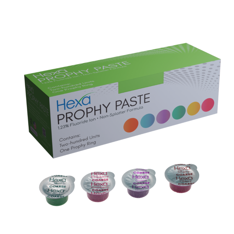 Hexa Prophy Paste Non-Splatter 1.23% APF (Made in USA)