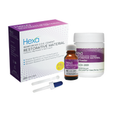 Hexa Restorative Material Reinforced ZOE Cement Powder and Liquid Kit