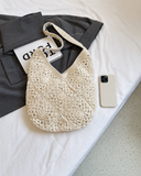 Free Beige Handwoven tote bag with Order over $500