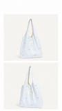 Free blue and white striped tote bag with Order over $500