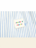 Free blue and white striped tote bag with Order over $500