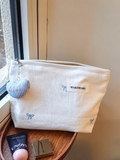 Free makeup bag white with Order over $400