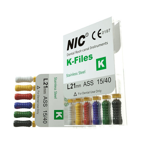 NIC Stainless Steel K-File 21mm