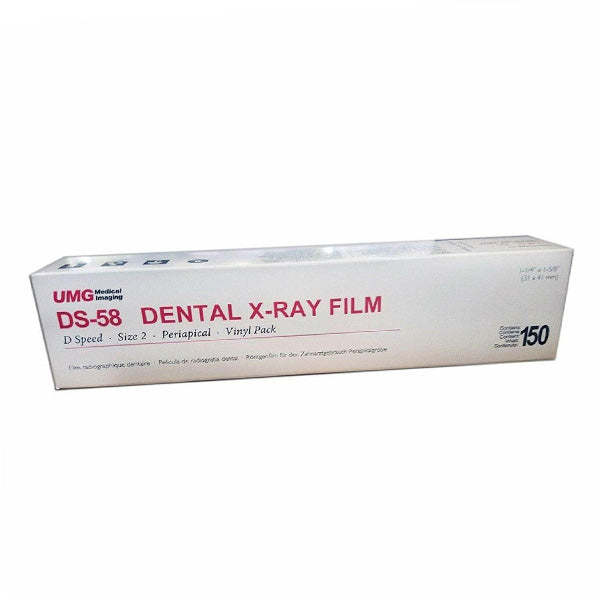 UMG Medical Imaging Dental X-ray Film DS-58  D Speed Size 2 Vinyl 150/Box Made in USA