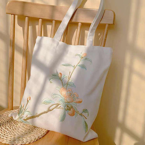 Free Embroidered canvas tote bag with Order over $500