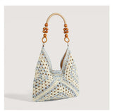 Free Straw blue tote bag with Order over $400