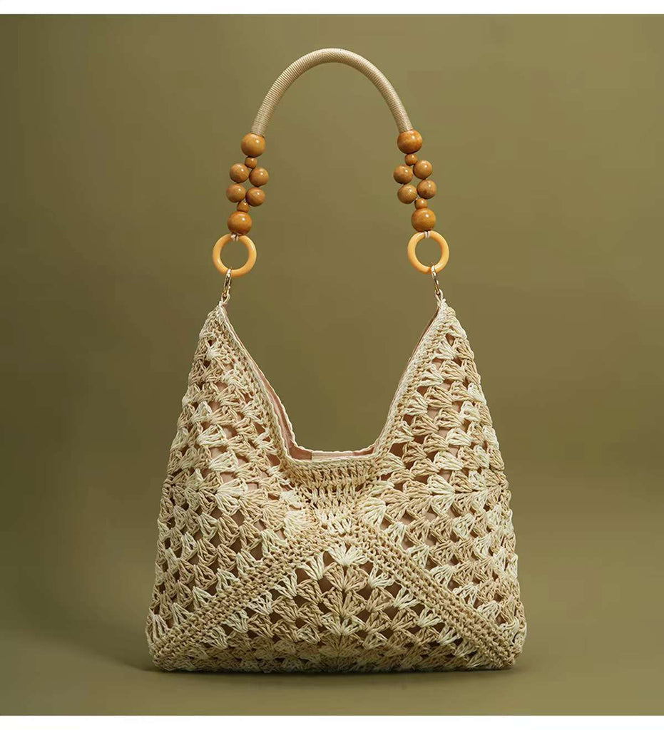 Free Straw brown tote bag with Order over $400