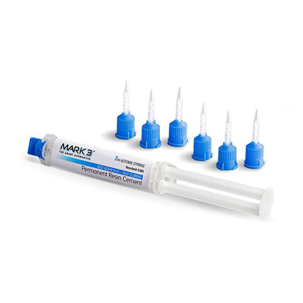 Mark3 Permanent Resin Cement Self Adhesive 7ml Automix Syringe