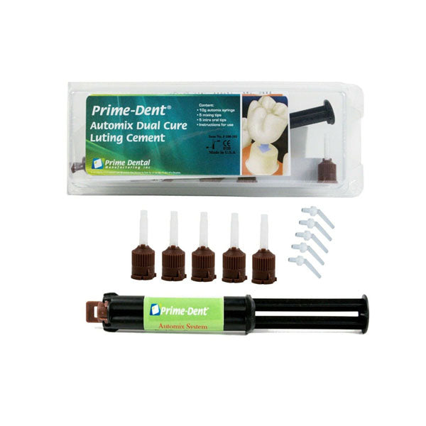 Prime Dent Automix Dual Cure Luting Cement Kit