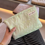 Free makeup bag green with Order over $400