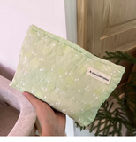 Free makeup bag green with Order over $400