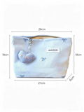 Free makeup bag white with Order over $400