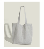 Free brown and white striped tote bag with Order over $500