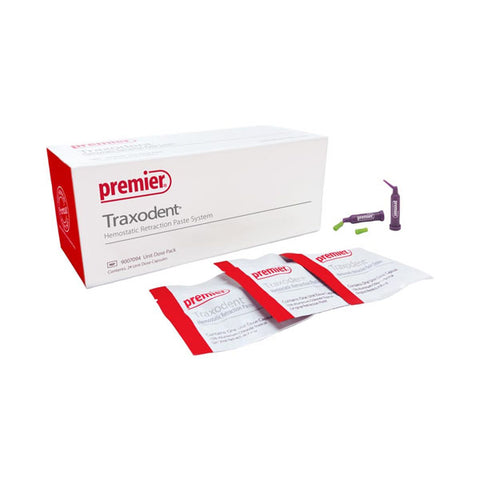 Premier Traxodent Hemodent Paste Retraction System Unit Dose 24 pcs