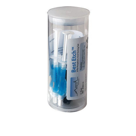 Vista Best-Etch Standard Kit 37% Phosphoric Acid Etch Gel. 4 - 1.2 mL Syringes