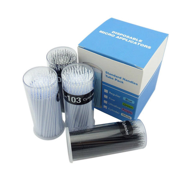 Micro Applicators Micro Brush Cylinder Dia 1.2 mm 400 Pcs/Box Color White