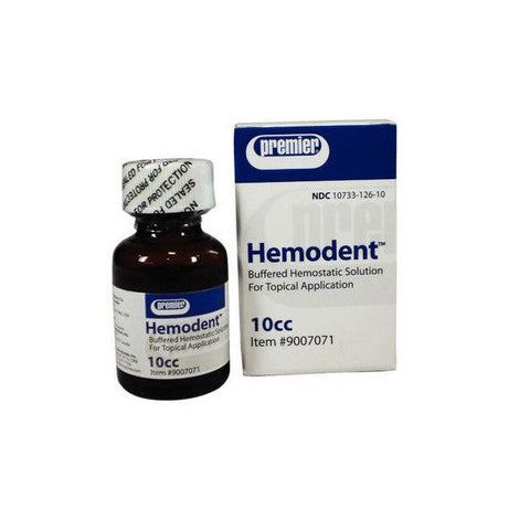 Hemodent 10 cc Liquid Buffered Aluminum Chloride without Epinephrine (Package Damaged)