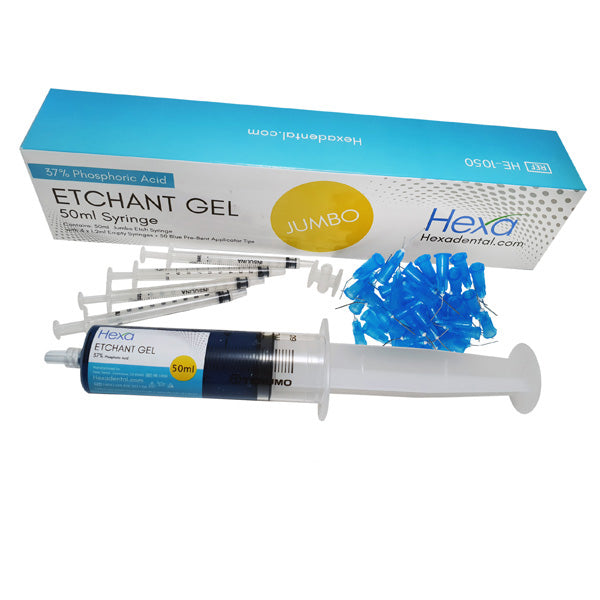 Hexa Etch Gel 37% Phosphoric Acid Jumbo Syringes