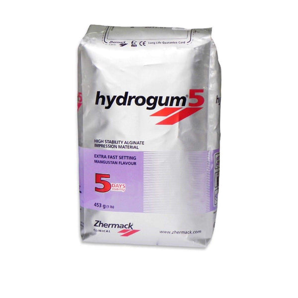 Zhermack Hydrogum 5 Extra Fast Dust Free Alginate 1 Lb Bag