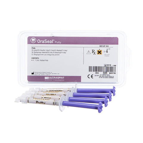 Ultradent Oraseal Caulking and Putty: 4-1.2ml putty syringes